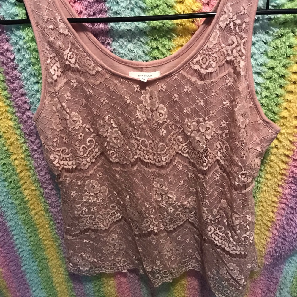 Lace tank